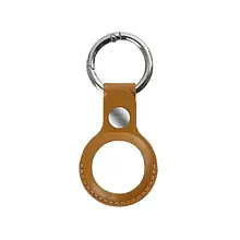 Чохол-брелок ArmorStandart Leather Ring ARM59114 Camel для Apple AirTag