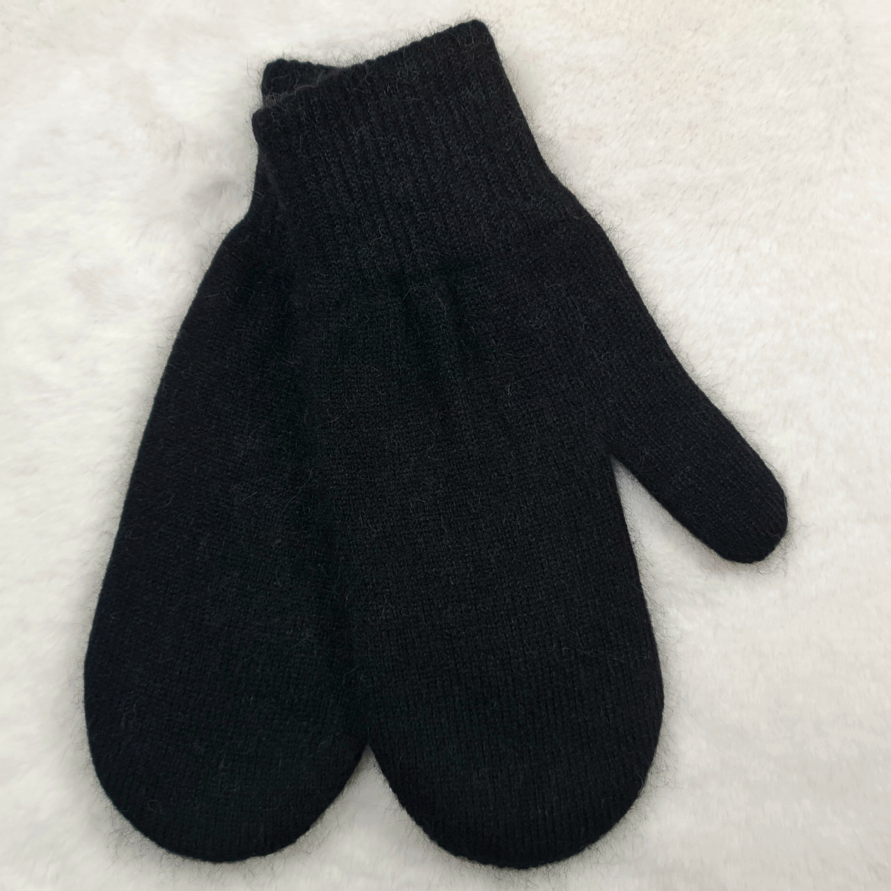 Рукавиці жіночі зимові M&JJ (ангора+віскоза+вовна+ПА) One Size Чорний 4096
