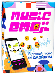 Настільна карткова гра "Music emoji" 30249 (Strateg)