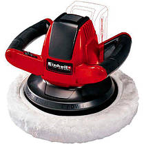 Професійна акумуляторна полірувальна машина Einhell CE-CB 18/254 Li - Solo : (акум 2.5 ампера і зарядка), фото 2