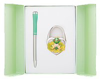 Набір подарунковий LS.122027-04 Fairy ручка кулькова+гачок для сумки зелений LANGRES
