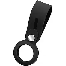 Чохол-брелок ArmorStandart Silicone Loop with Button ARM58999 Black для AirTag