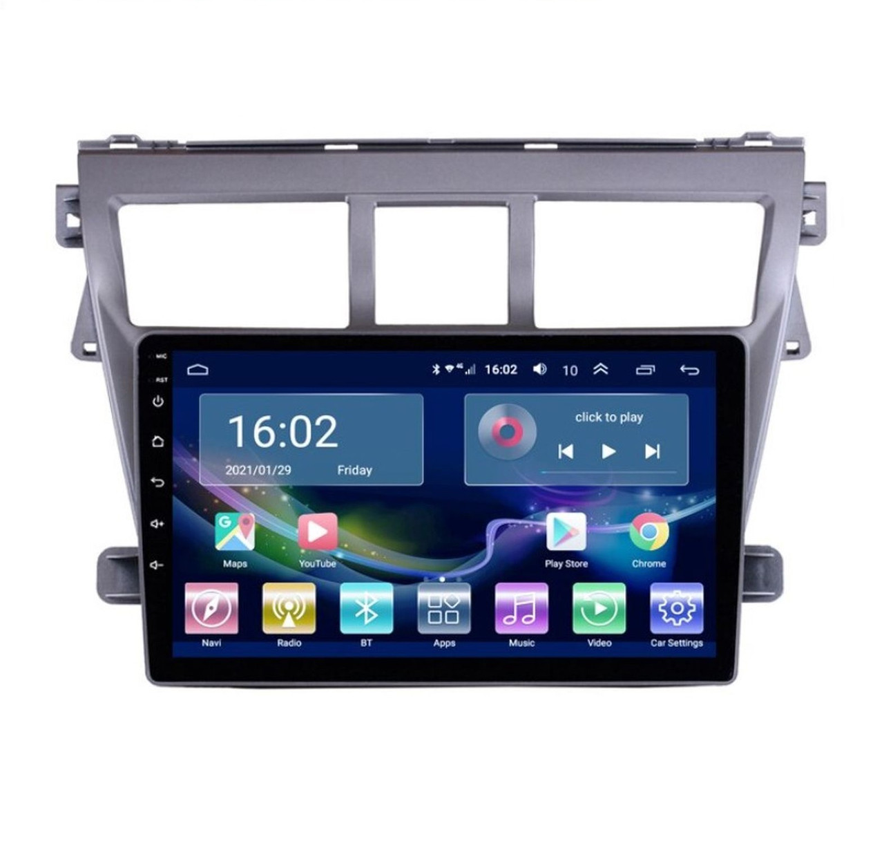 Штатна Магнітола Toyota Vios 2007-2013 на Android Модель FS-A7-8octa-CarPlay