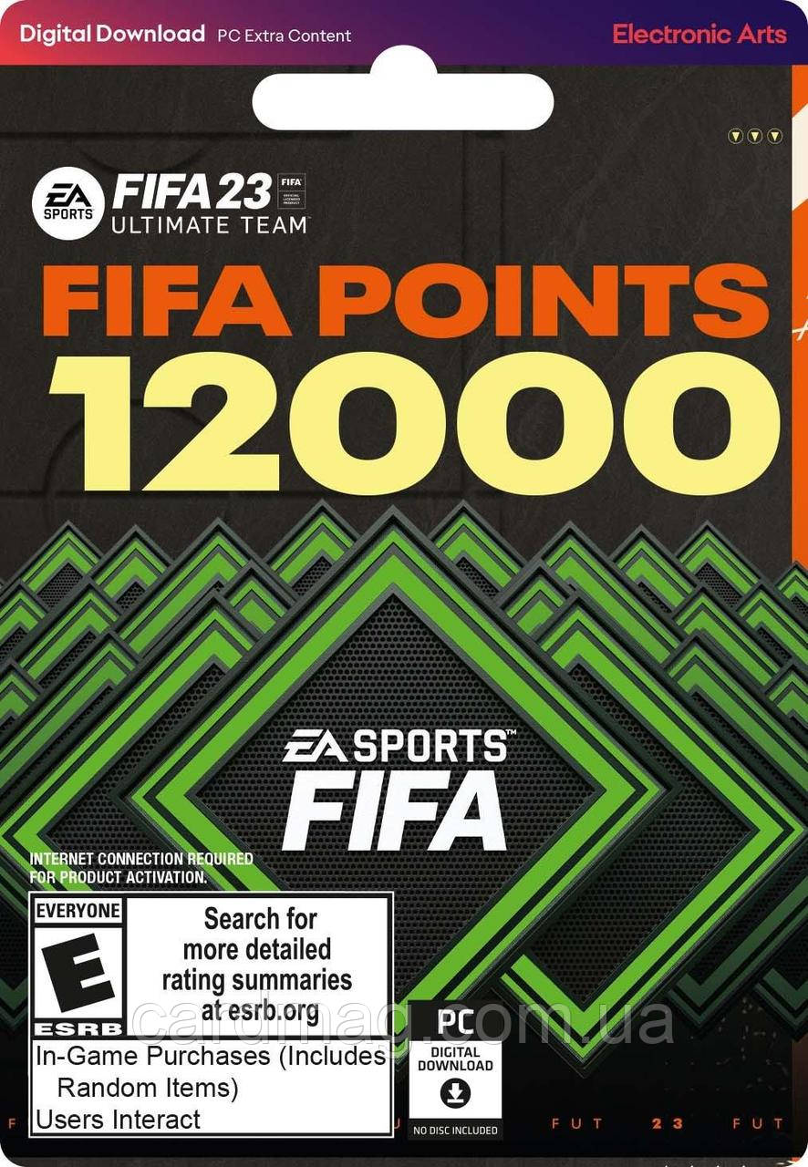 FIFA 23 - 12 000 FUT Points (Ключ Origin) для ПК