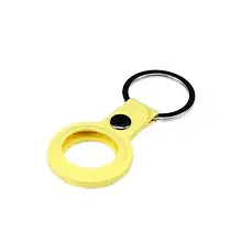 Чохол-брелок Infinity Silicone Key ATGKRYLW Yellow для Apple AirTag