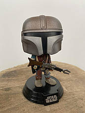 Ігрова фігурка Мандалорець. Фігурка Mandalorian POP FUNKO серії Star Wars, Зоряні війни, фото 5