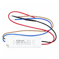 Блок живлення для освітлення HiSmart LPV-12-12 White 12V, 1А, 12W, IP67