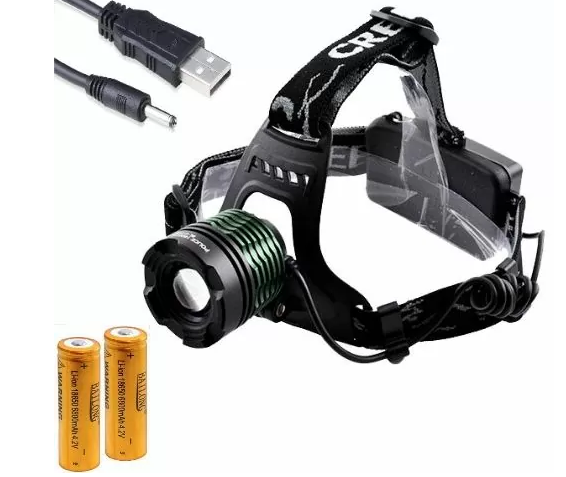 Купить Фонарь налобный аккумуляторный Bailong BL-2188b-T6, цена 390 грн ...
