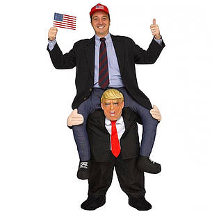 Надувний костюм Дональда Трампа RESTEQ веселий надувний костюм для вечірок свят і тематичних подій, фото 1