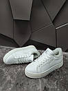 Жіночі зимові кросівки на хутрі Calvin Klein білі, фото 5