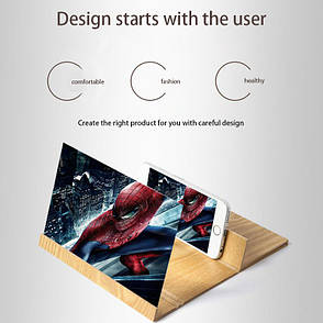 Збільшувальне скло для телефону Enlarged Screen Mobile Phone 3D Video Amplifier, фото 4