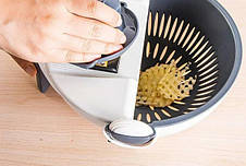 Багатофункціональна овочерізка Wet Basket Vegetable Cutter, 7 змінних лез. Мультислайсер, фото 6