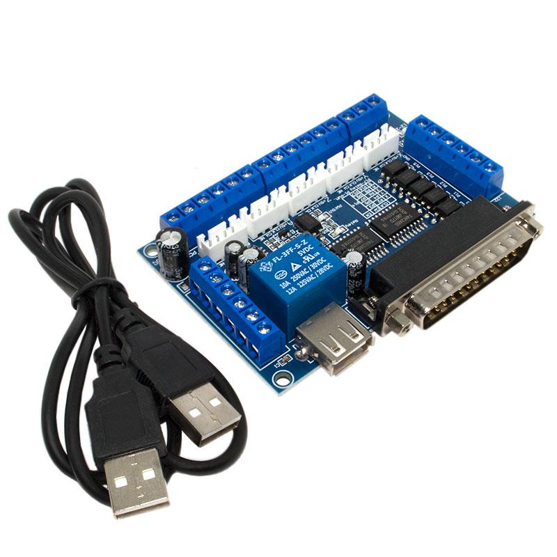 ЧПУ контролер Mach3 з LPT на 5 координат