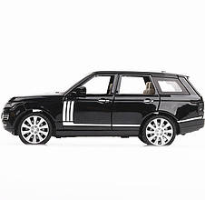Модель автомобіля Range Rover. Металева машинка Рейндж Ровер у якої горять фари та звучить мотор 1:24, фото 4
