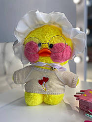 Іграшка "Lalafanfan" з одягом (кофта+шапка на зав'язках+окуляри) Жовта 4122 Жёлтый, Унисекс