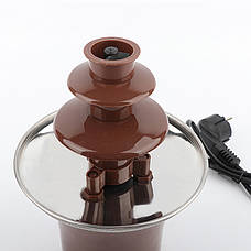 Шоколадний фонтан для фондю Chocolate Fountain, фондюшниця. Фондюшниця у вигляді фонтану, фото 4