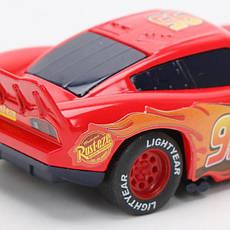 Автомобіль Блискавка МакКвін із м/ф Cars RESTEQ. Інерційна машинка Lightning McQueen. Машинки Тачки, фото 4