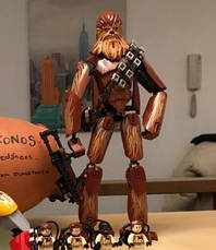 Конструктор Chewbacca фігурка Чубакка 24 см для колекціонерів і шанувальників Зоряних війн, фото 5