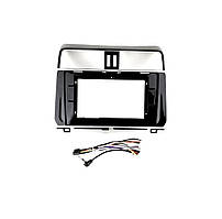 Перехідний штатний комплект із проводкою до Android магнітоли Toyota Land Cruiser Prado 2018-2020