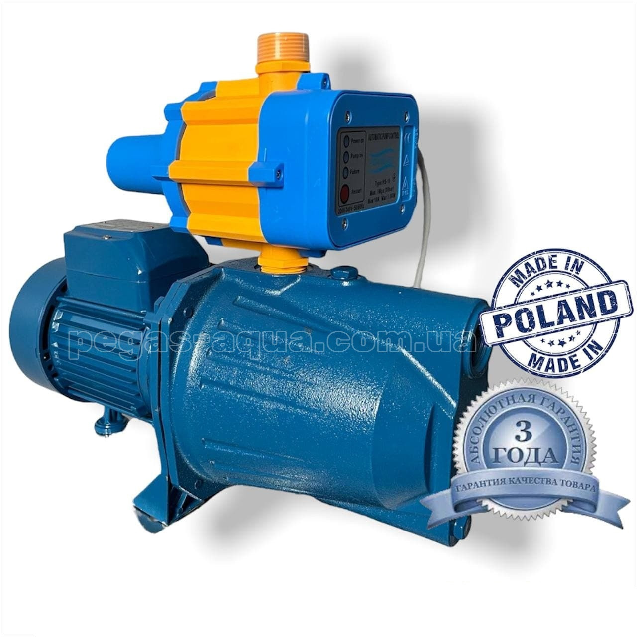 Насосна станція Forwater JET 100L з автоматикою PC-10 гарантія 3 роки, фото 1