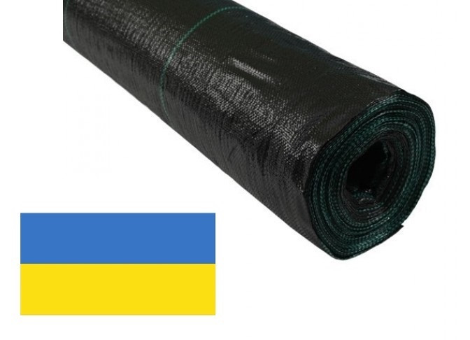 Агроткань (Геоткань) 100г/кв.м 1,1м х 100м чёрная, мульчирующая, полипропиленовая, Украина - фото 1 - id-p1409787764
