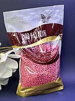 Віск в гранулах Hard Wax Beans 1 кг, рожевий