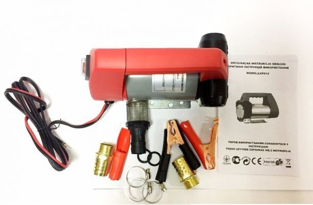 Насос для перекачування дизеля та води LEX LXPDW12 12V Гарантія!, фото 1