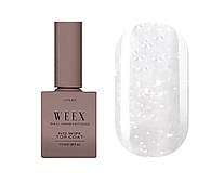 Топ з мікроблиском Weex Glossy Silver Top No Wipe, 11ml