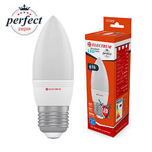 Лампа світлодіодна свічка Electrum Perfect LC-32 6W E27 4000K