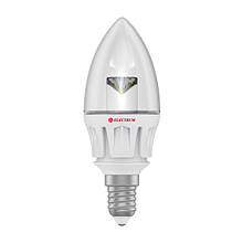 Лампа світлодіодна свічка ретро Electrum 5W E14 3000K (алюмінієвий корпус)