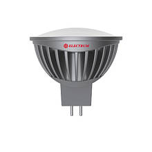 Світлодіодна Лампа Electrum MR-16 5W GU5.3 4000K Алюміній (A-LR-1764)