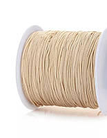 Нейлоновый шнур для плетения 0,8 мм ( цвет кремовый)