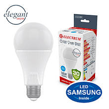 Лампа світлодіодна стандартна A80 LS-33 Elegant 18W E27 6500K алюмопластикоый корпус