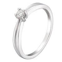 Золотое кольцо Amari с натуральными бриллиантом 0.08ct (60001230) 18 размер