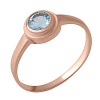 Золотое кольцо Amari с натуральным топазом 0.66ct (60001241) 18 размер