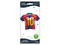 Кулька фольгована футболка FC Barcelona 65см 836023 ТМ PELICAN 7Копійок