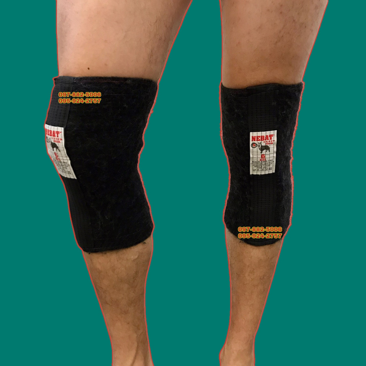 Наколінники теплі зігрівальні з собачої вовни Туреччина original S-4 р, фото 1