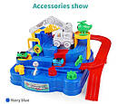 Дитячий ігровий паркінг Т901А 4 кнопки 2 машинки і вертоліт, фото 3