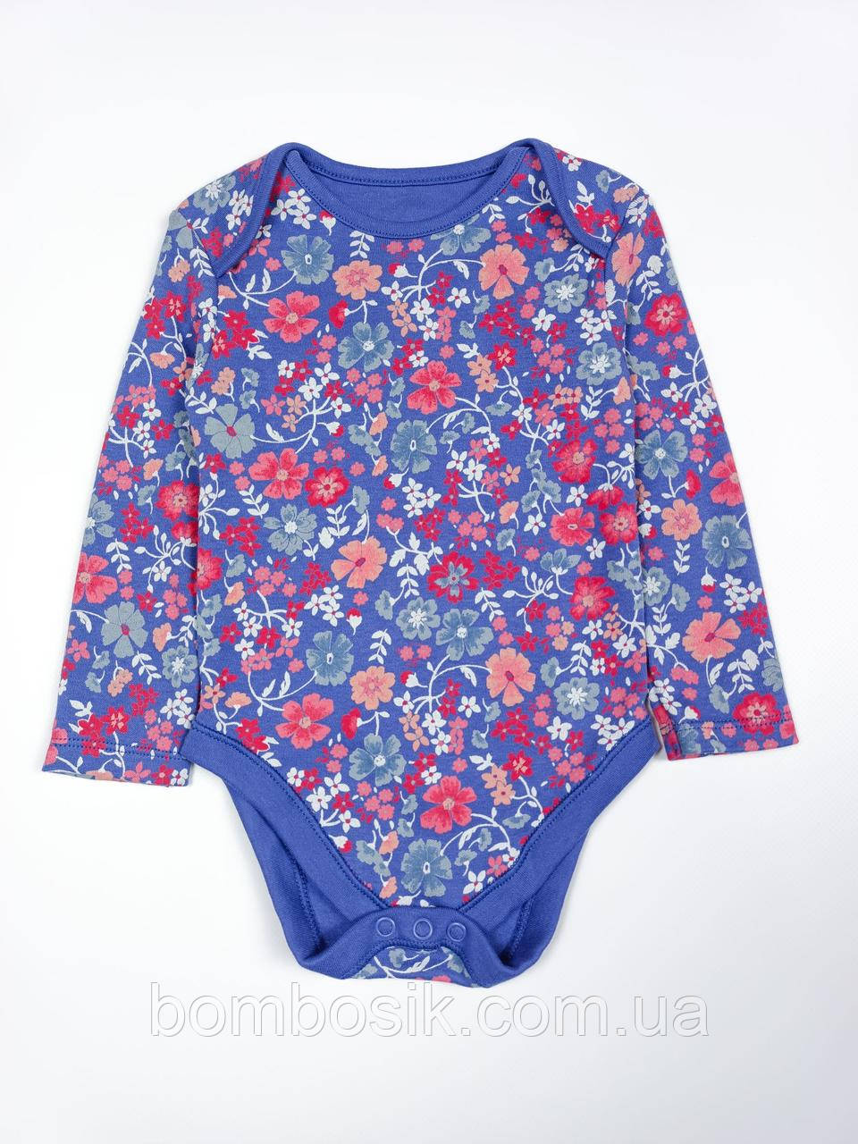 Бодік з довгим рукавом для дівчинки George, 3-6м (62-68cм), фото 1