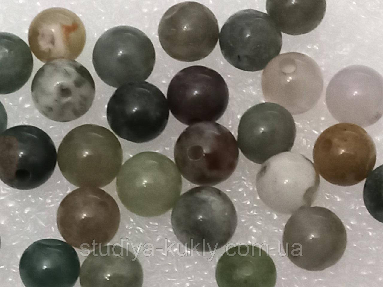 Намистини натуральний камінь, яшма, фото 1