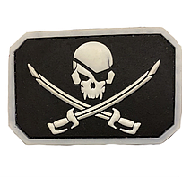Шеврон ПВХ Pirate Skull