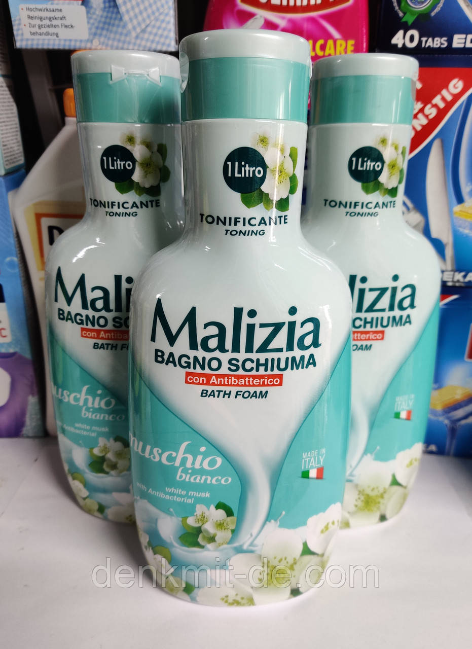 Malizia Гель для душу Muschio bianco, 1000 мл