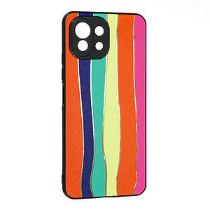 Накладка Rainbow Case Xiaomi Mi 11 Lite / 11 Lite 5G NE,  Orange