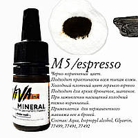 Пигмент VIVA ink Mineral M5/Espresso - 6 мл (Пигменты для татуажа-перманетного макияжа, микроблейдинга бровей)