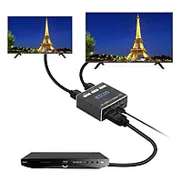 Ezcoo 1 × 2 розгалужувач HDMI 2.0, скалер