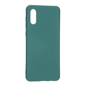 Силикон Case SMTT Samsung A02 (2021),  Dark Green