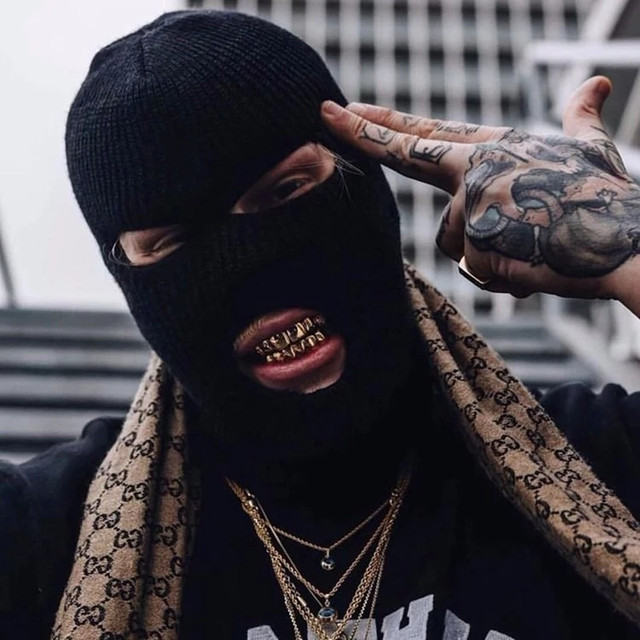 Балаклава Маска Хулиганка 3 (Шапка-Балаклава 2 в 1, Мафия, Вор, Бандит ...