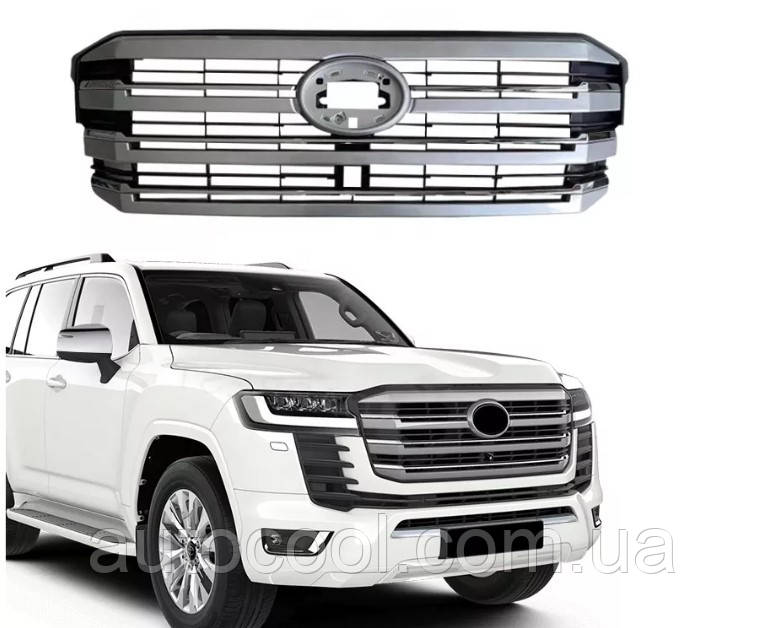 Решітка радіатора Toyota LC300 Land Cruiser 300 2021+ г.в. під завод