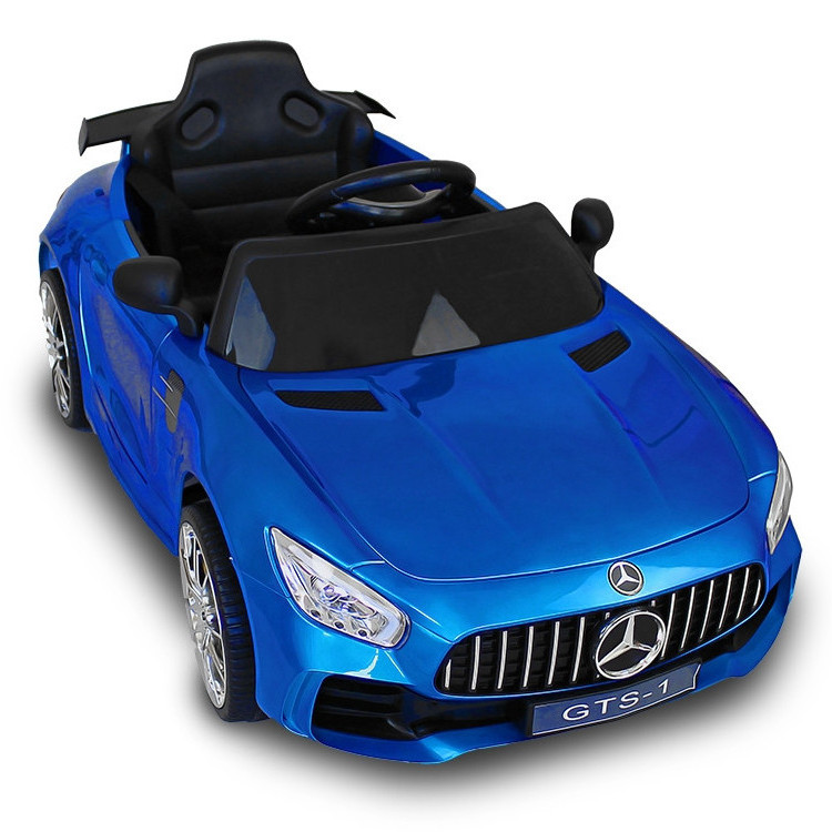 Дитяча машина на акумуляторі Just Drive GTS-1. Синій електромобіль, два мотори по 30 Вт., MP3, 6 к