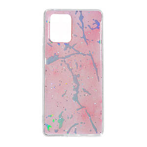 Силікон Marble Samsung S10 Lite 2020, Pink